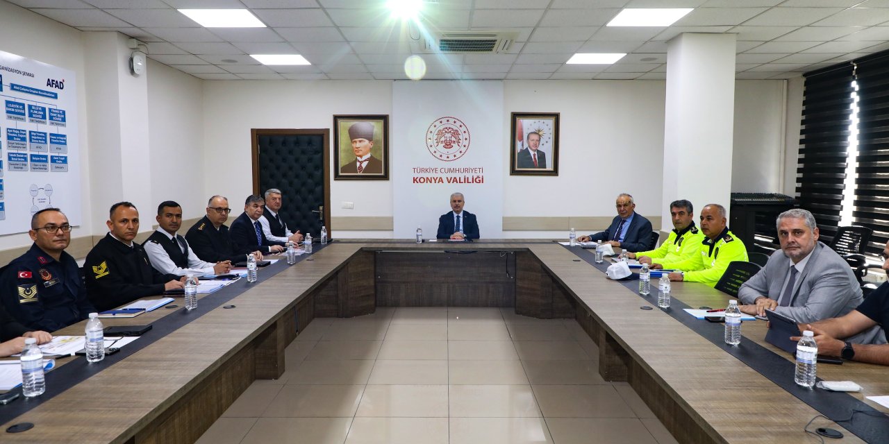 Vali Akın başkanlığında Trafik Güvenliği Toplantısı yapıldı