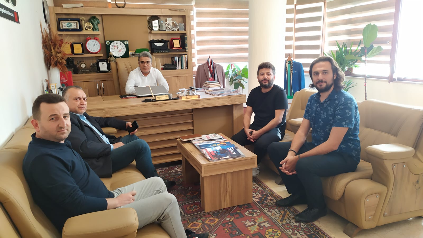 NEÜ İletişim Koordinatörlüğü'nden Konya Bakış Gazetesi'ne ziyaret