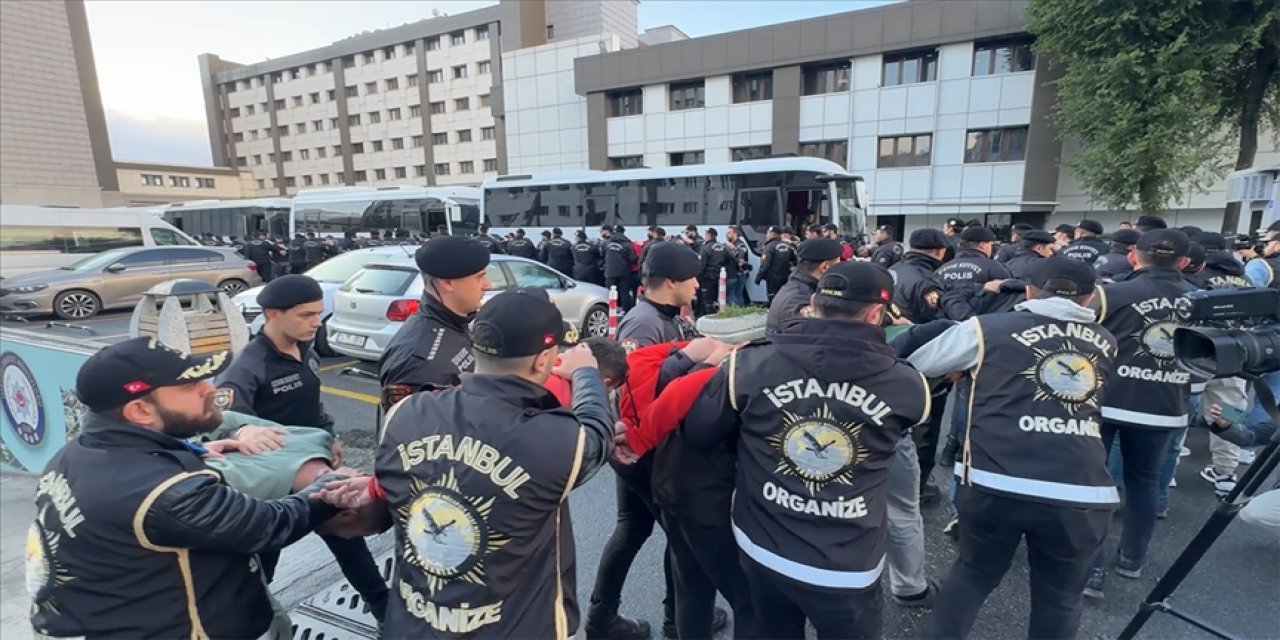 "Kuyu-36" operasyonunda yakalanan 157 zanlı adliyede