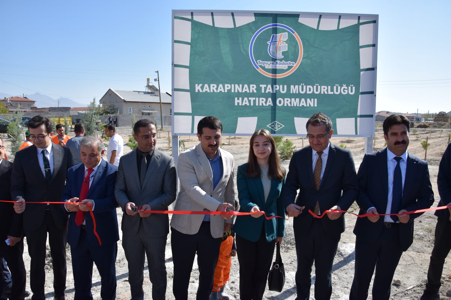 Karapınar Hatıra Ormanı'na ağaç dikimi gerçekleştirildi