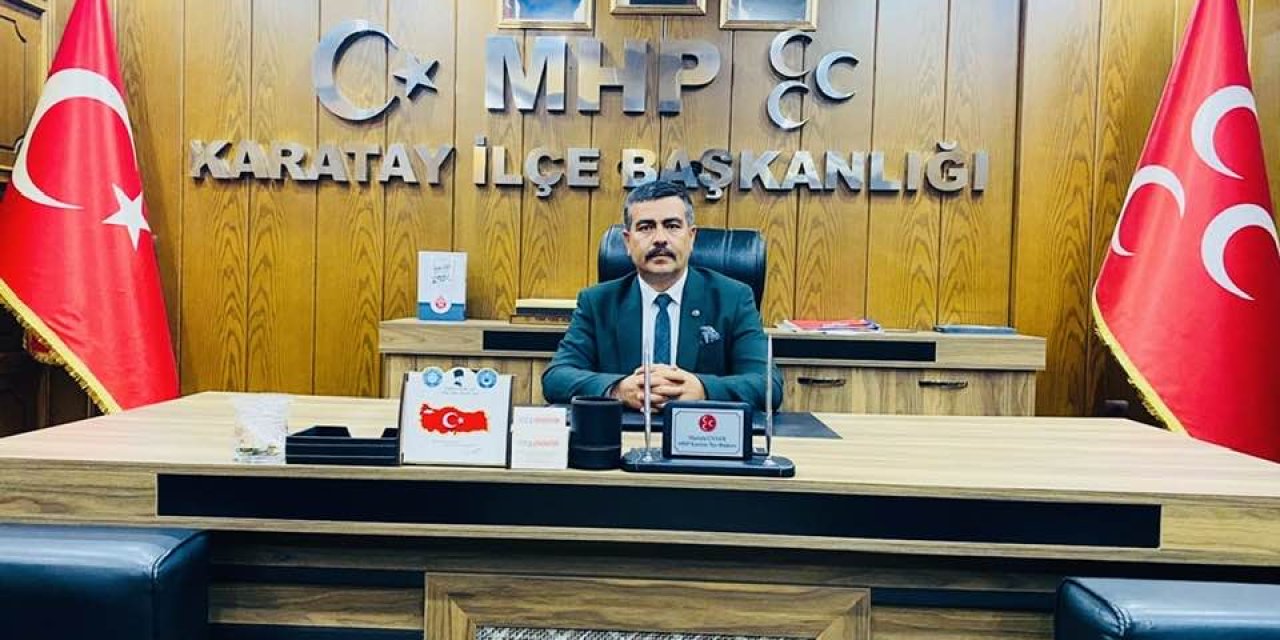 MHP Karatay İlçe Başkanlığına Mustafa Ünver atandı
