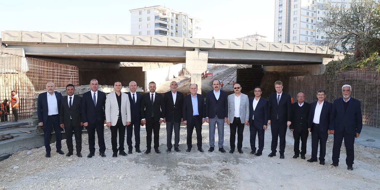 Baykan, Altay Ve  Angı, Ereğli’de Karaman-Ulukışla Hızlı Tren Hattı çalışmalarını inceledi