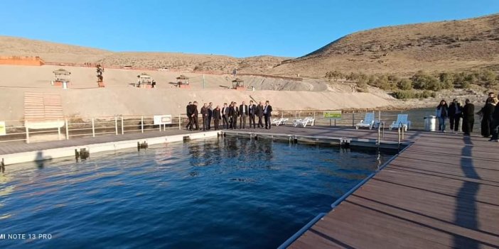 AK Parti İl Başkanı Hasan Angı, Konya’nın yeni plajını gezdi