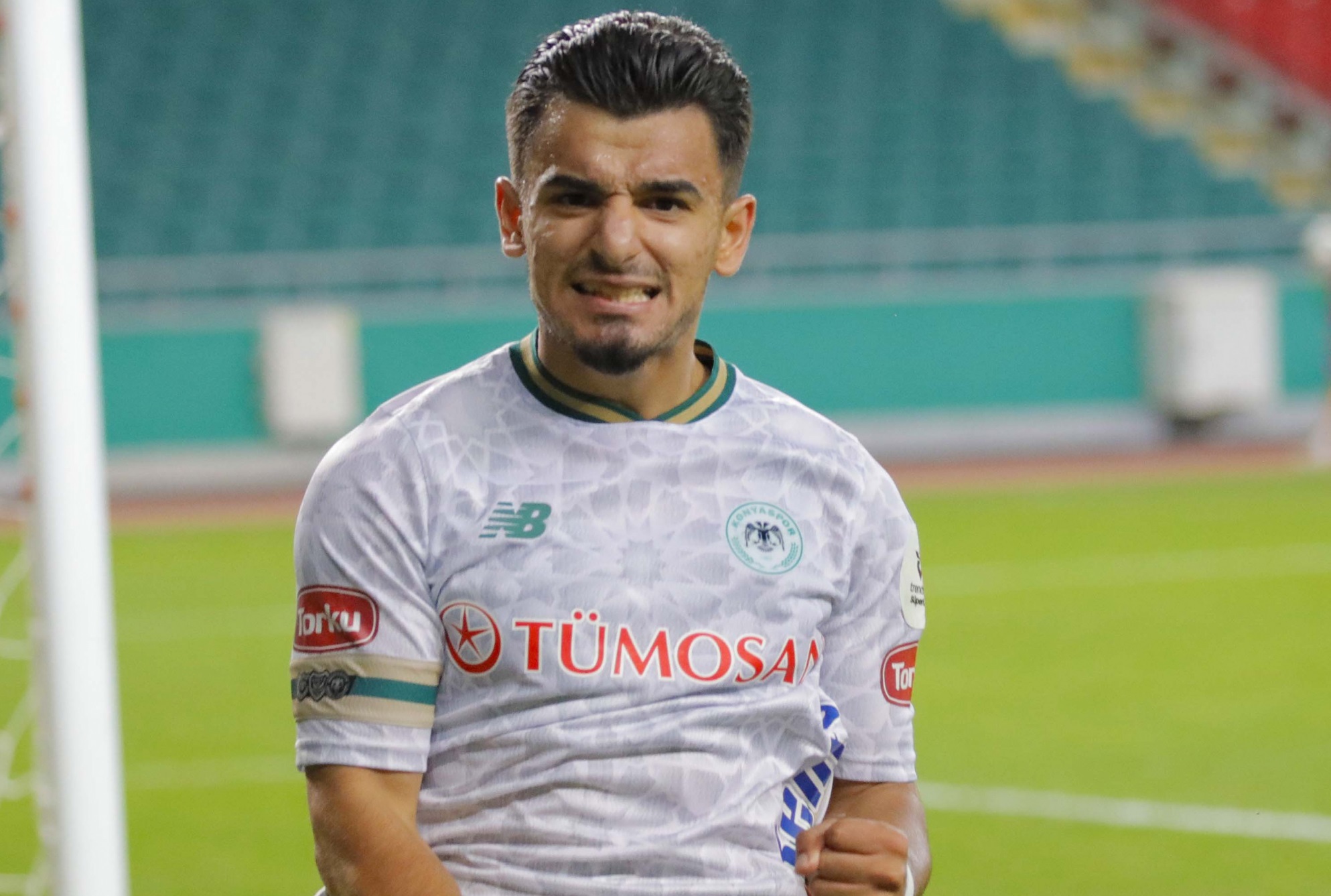 Konyasporlu Melih Bostan ilk kez forma giydi