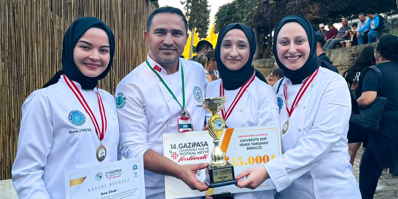 NEÜ Gastronomi ve Mutfak Sanatları Bölümünden önemli başarı