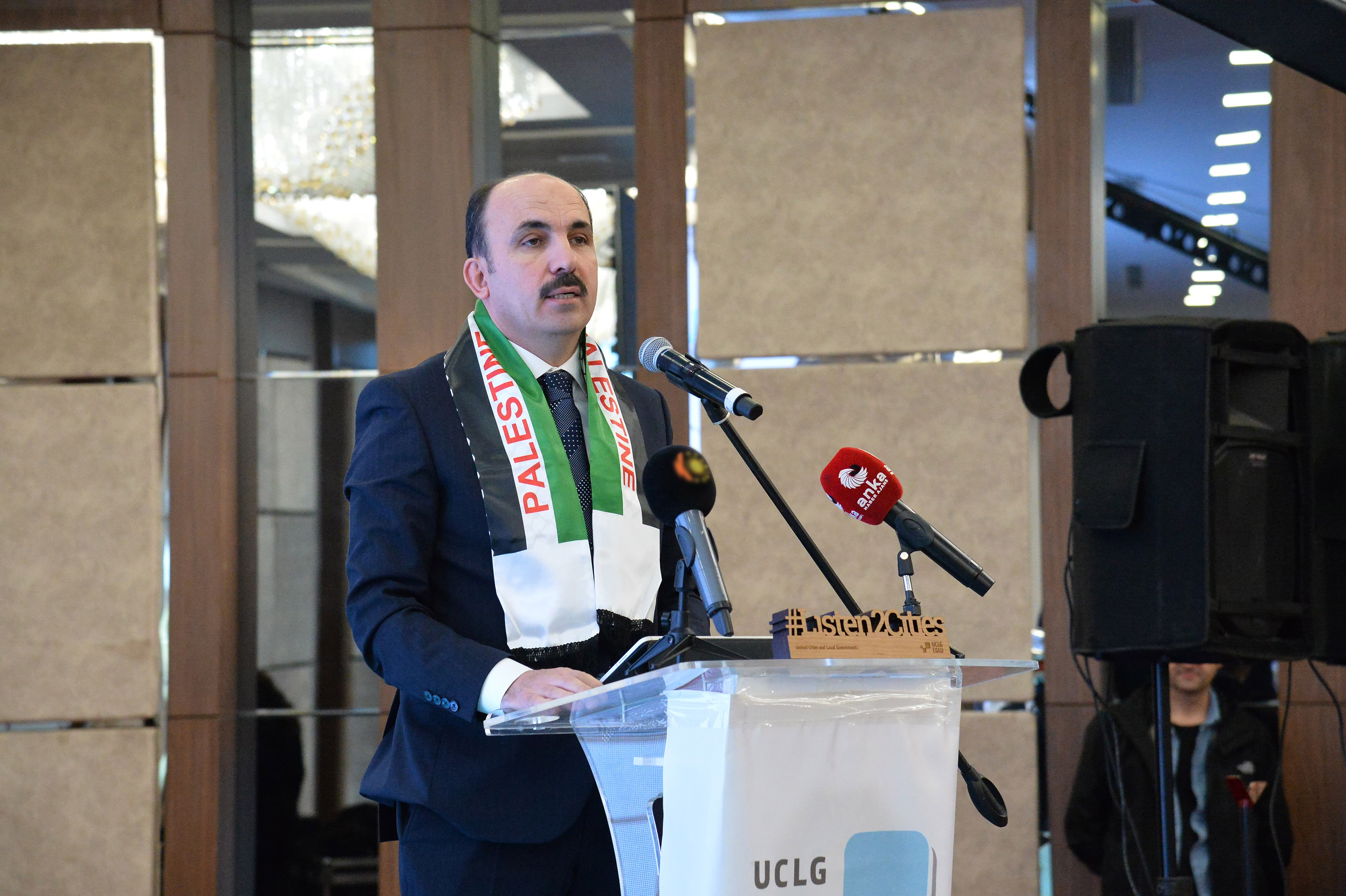 Başkan Altay: İsrail'in sürdürdüğü soykırıma sessiz kalınamaz