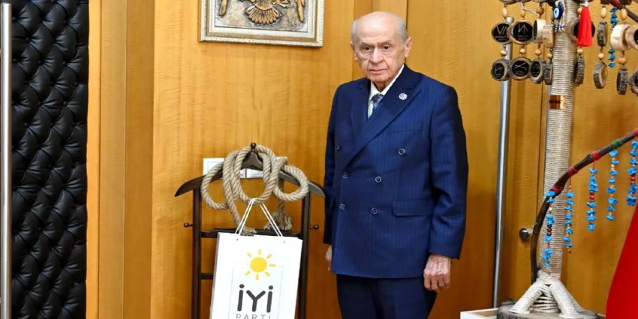 Bahçeli, Dervişoğlu'nun attığı urganı odasına astı