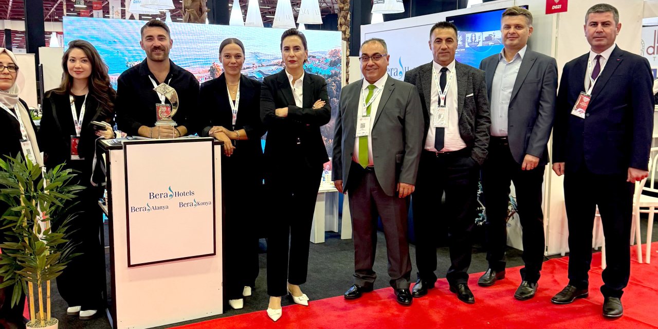 Bera Oteller Grubu Antalya Turizm Fuarı’nda ziyaretçilerini ağırladı