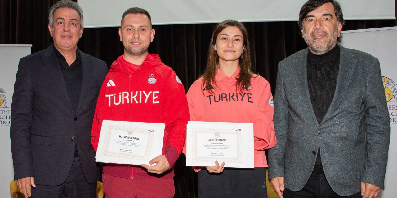 Engelleri aşan sporcular, SÜ’de öğrencilerle buluştu