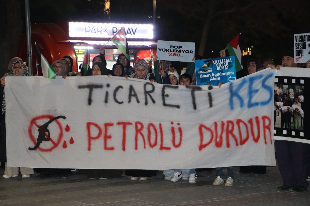 Saadet Partisi Konya il Gençlik Kolları'ndan TUSAŞ saldırısına tepki