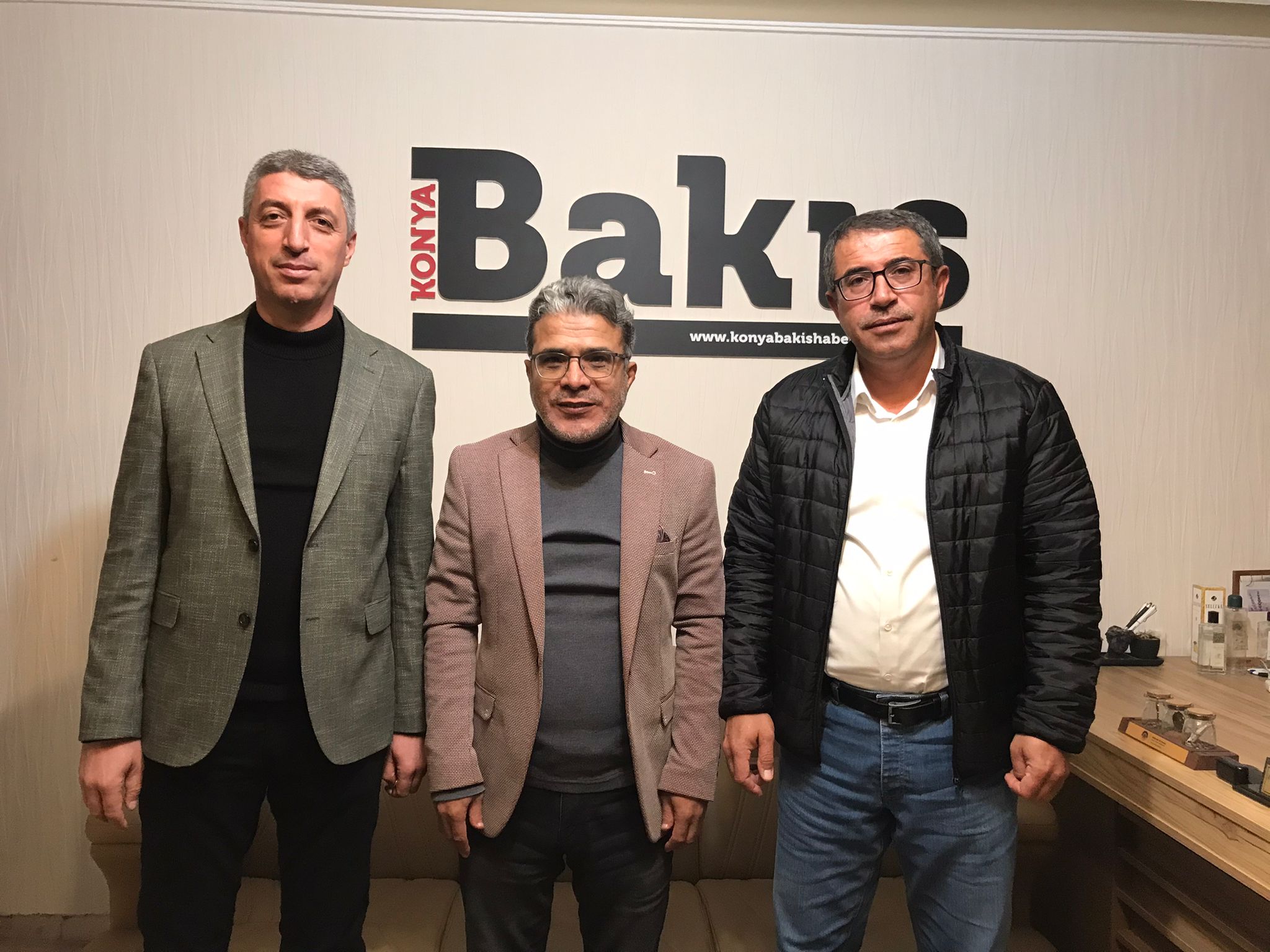 Karapınar İlçe Müdürlerinden Konya Bakış Gazetesi'ne ziyaret