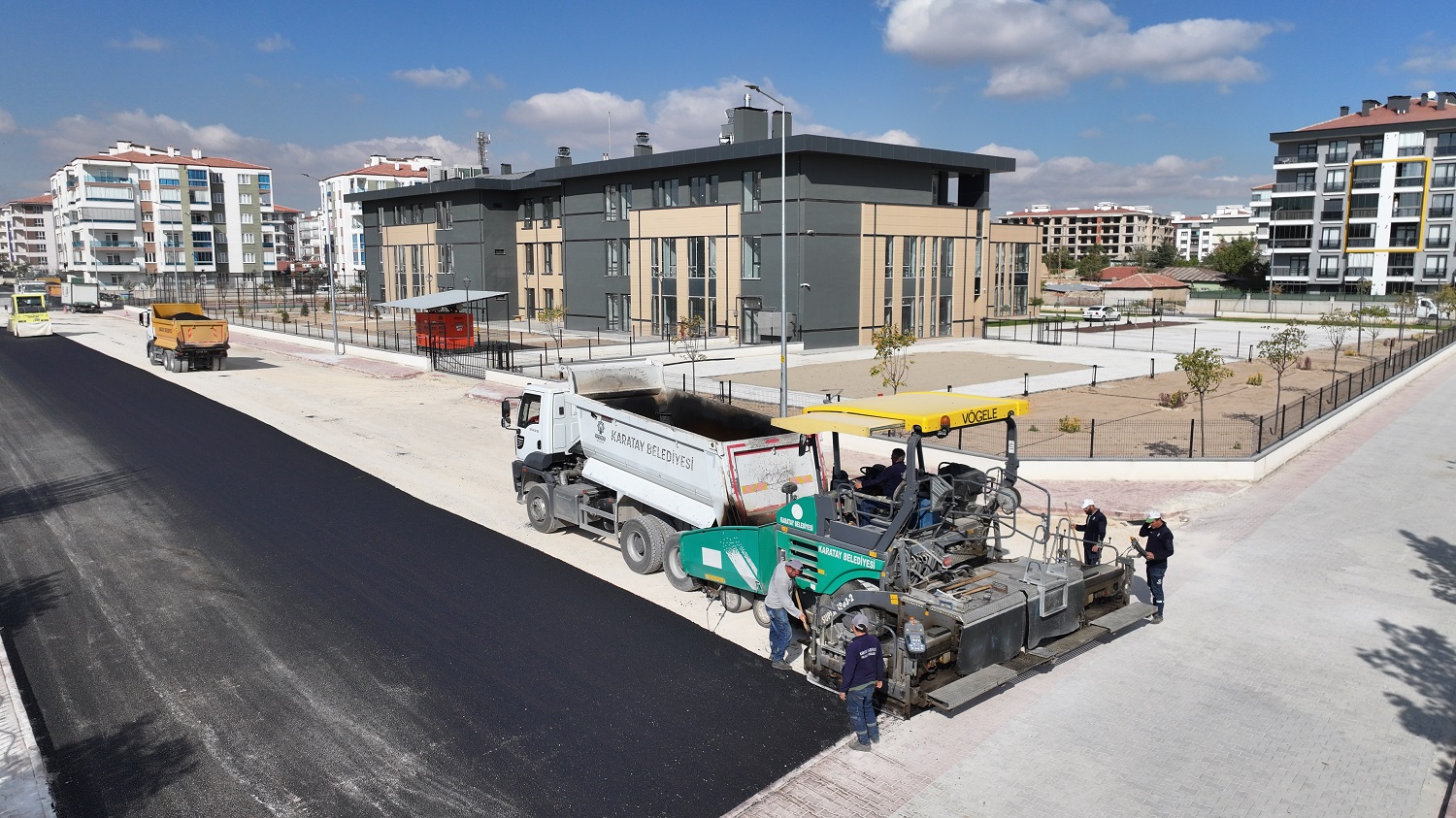 Karatay’ın dört bir tarafında altyapı çalışması var