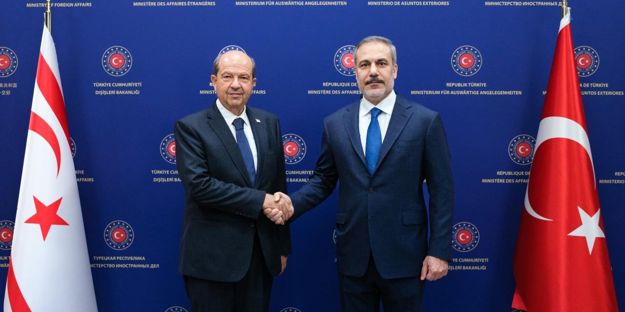 Bakan Fidan, KKTC Cumhurbaşkanı Tatar ile görüştü