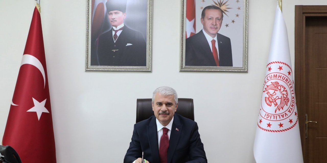 Konya Valisi Akın'dan, 29 Ekim Cumhuriyet Bayramı mesajı