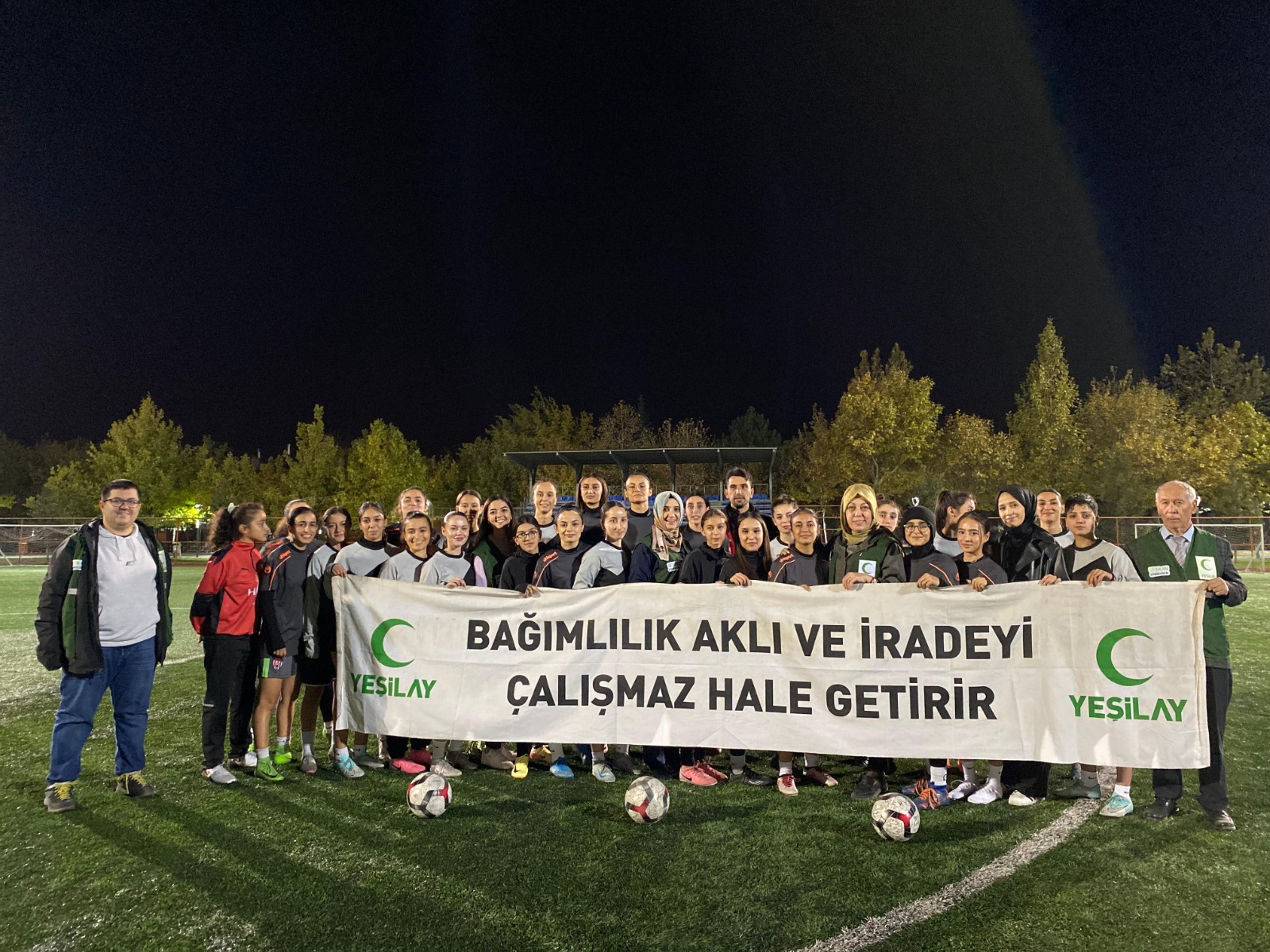 Yeşilay'dan Genç Ülkümspor’a moral ziyareti