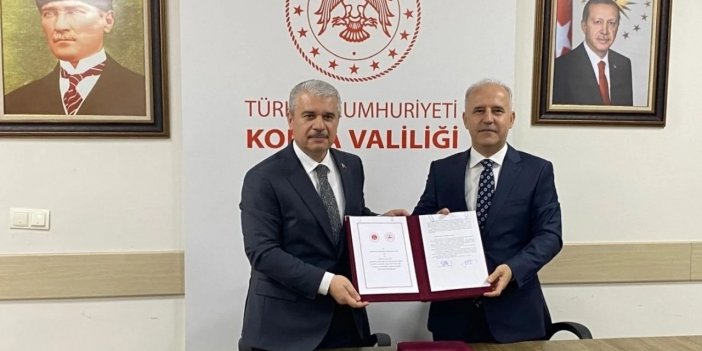 Konya Valiliği'nden önemli işbirliği