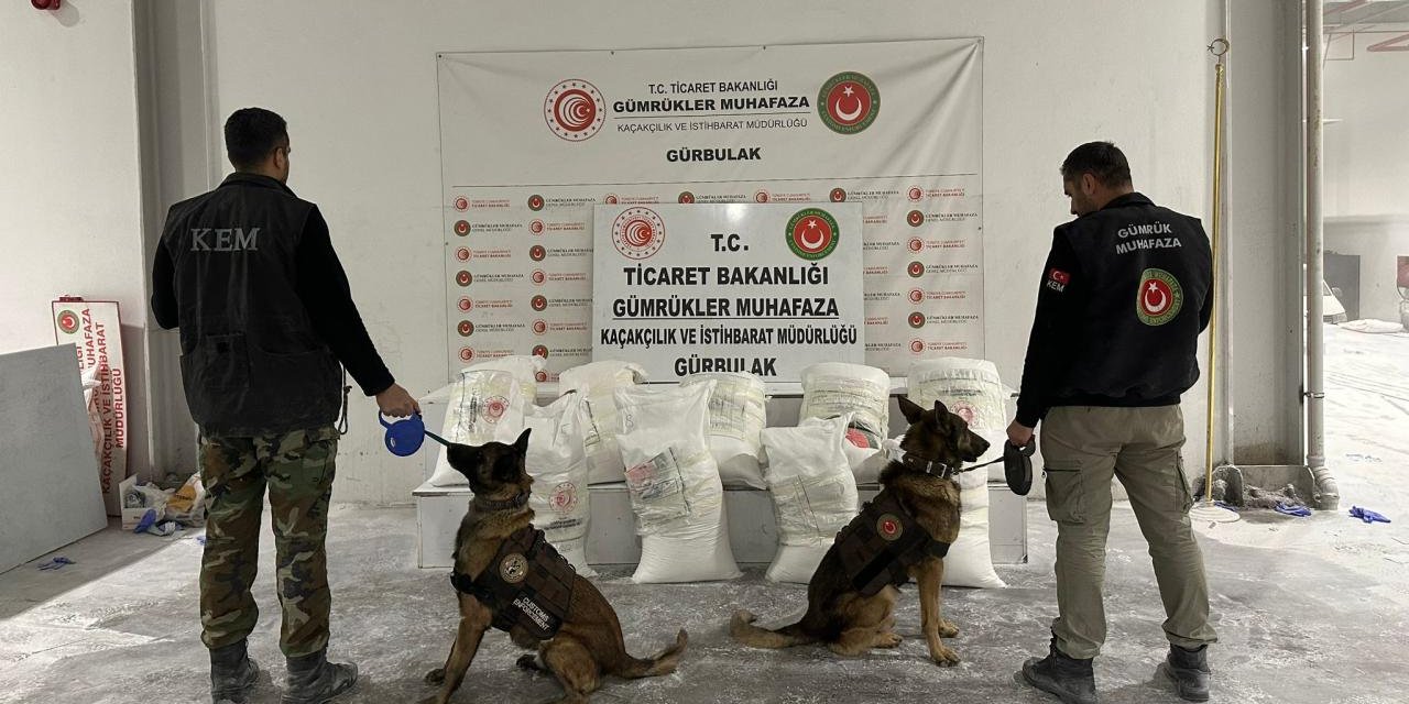 Gürbulak Sınır Kapısı'nda 4,5 tonu aşkın uyuşturucu ele geçirildi