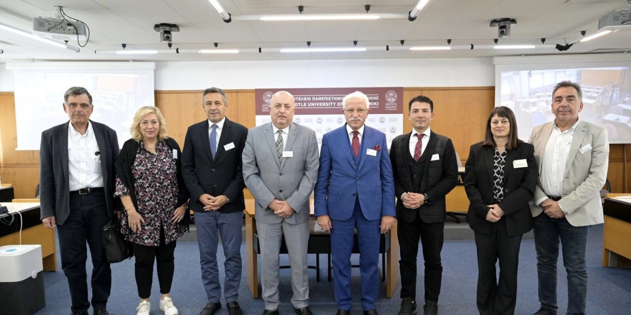 NEÜ Rektörü Zorlu’dan Yunanistan’da iş birliği görüşmeleri