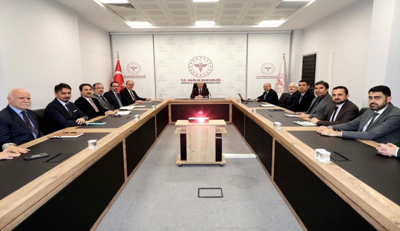 Konya'da sağlık yatırımları masaya yatırıldı!