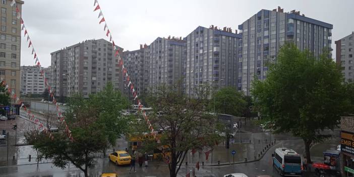 Konya'da beklenen yağışlar başladı