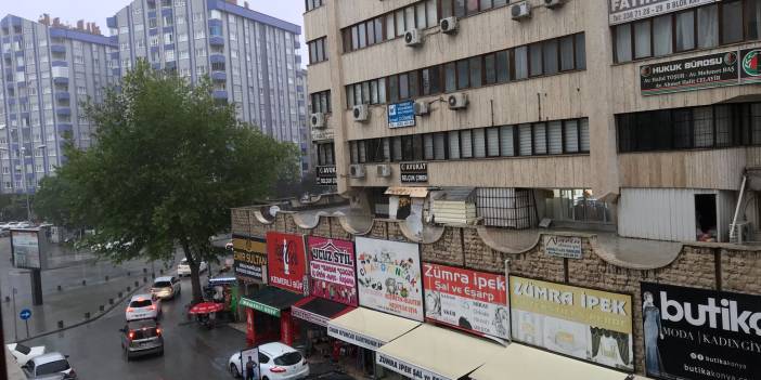 Konya'da sağanak yağış etkili oldu