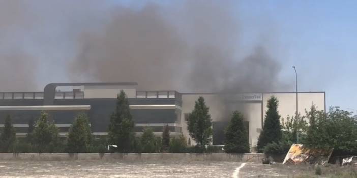 Konya’da sanayi bölgesinde korkutan yangın!