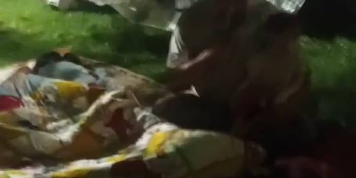 Konya'da evden atılan aile sokakta yaşamaya başladı