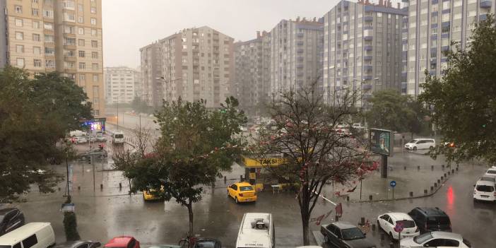 Konya'da beklenen yağmur geldi!