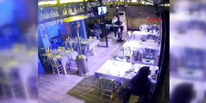 Restoranı basıp çalışanları darp ettiler