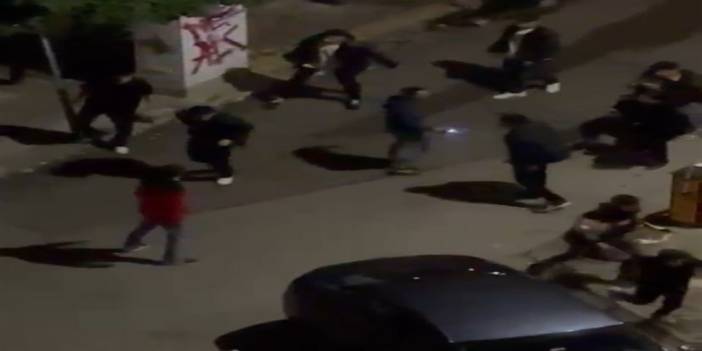 İki grup kemerle birbirine saldırdılar